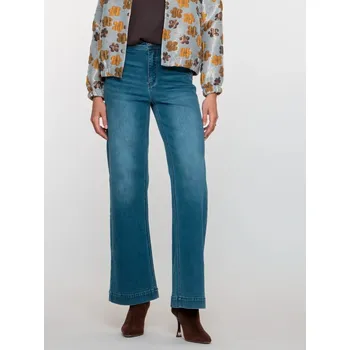 Dámské tričko Geisha široké džíny středně modré Velikost: S