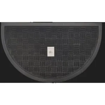 Rohožka Bal Rohožka guma a koberec půlkruh 45 x 75 cm, black