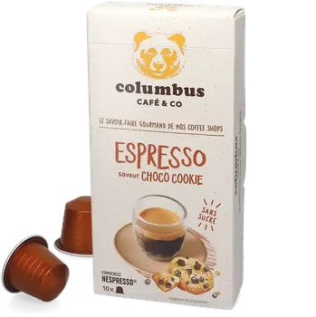 Columbus | Espresso s příchutí čokoládových sušenek - Počet kapslí pro Nespresso®: 10