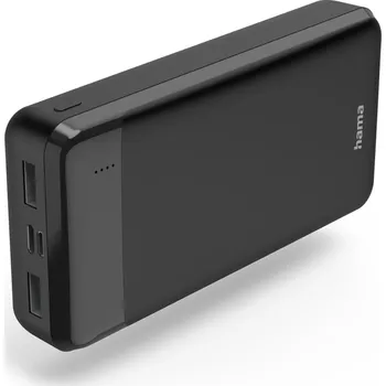 Powerbanka Hama Eco Power 20, powerbanka, 20000 mAh, 2 A, 2 výstupy: 2x USB-A 187286