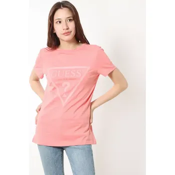 Guess dámské růžové tričko - XS