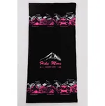 R-JET Outdoor nákrčníky uni černá/růžová