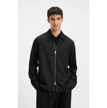 Dámská košile Pánská košile HUGO Enasoz 50549751 černá Velikost: M