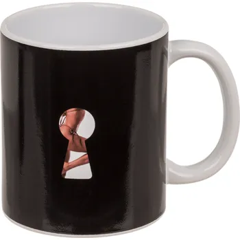 Stolování Kameninový hrnek Stripper Girl, s termálním efektem, 12 x 10 cm