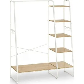 Věšák Stojan na oblečení Vasagle Greya dub přírodní/bílý