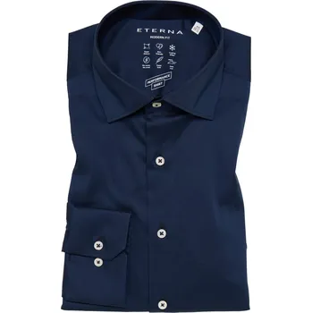 Pánská košile Košile Eterna Modern Fit Functional navy 3377_19X18K velikost: 43, délka rukávu: dlouhý rukáv