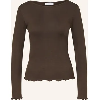 Darling Harbour Dámské Tričko S Dlouhým Rukávem S Volánky,...