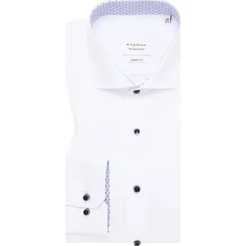Pánská košile Košile Eterna Modern Fit Popeline bílá 1307_00X15V velikost: 46, délka rukávu: dlouhý rukáv