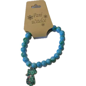 Náramek freya Děkovný náramek pro učitelku kočička