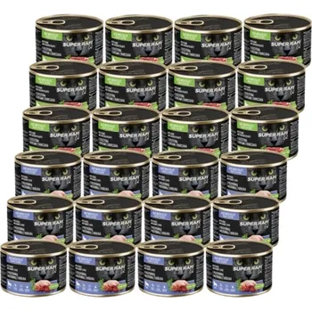 Krmivo pro kočku DOLINA NOTECI Super Rafi Cat P&F Mix chutí 24x185g