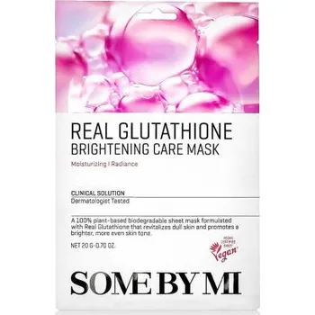Pleťová maska Some By Mi Real Glutathione Brightening Care Mask rozjasňující plátýnková maska 20 g unisex