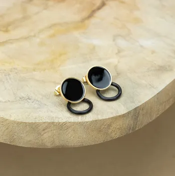 Náušnice Náušnice Glam Barva: Černá