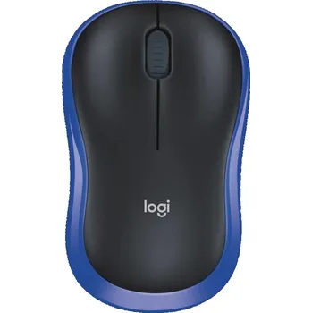 Myš Logitech Wireless M185 černo/modrá 910-002236