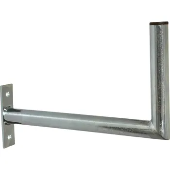 Příjem digitálního pozemního vysílání Conexpro Anténní držák na zeď "L", délka 35cm, výška 20cm, průměr 32mm, retail balení AHW-3520-32-SP-R