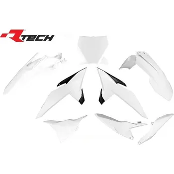 RACETECH (RTECH) kompletní sada plastů KTM SX 85 25 barva bílá / černá (RACETECH (RTECH) kompletní sada plastů KTM SX 85 25 barva bílá / černá)