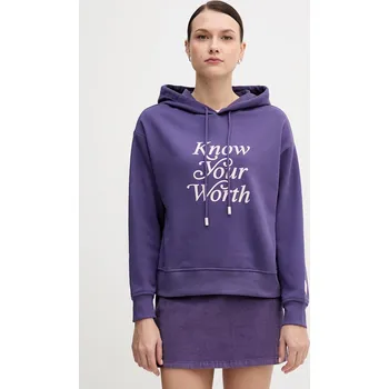 Pánská mikina Mikina United Colors of Benetton 3WNWD201C fialová 44X, vel. S