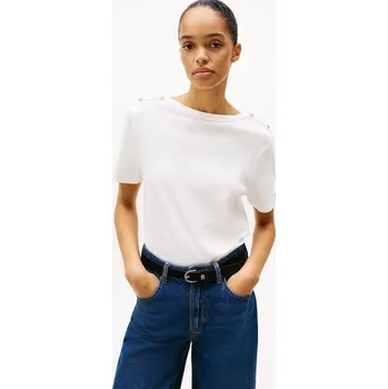 Dámské tričko Tommy Hilfiger dámské bílé tričko - M