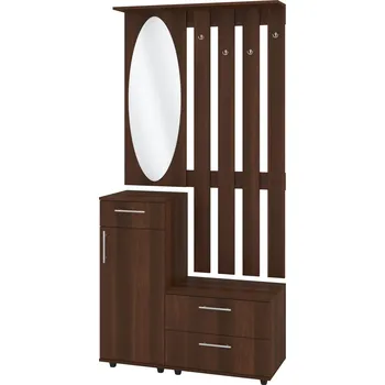 Předsíňová stěna Slevadoma Předsíňová stěna VERNISAZ Barva: ořech - tmavý