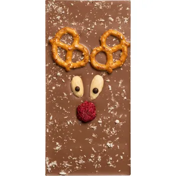 Čokoláda JANEK Vánoční čokoláda se sobem mléčná 90 g