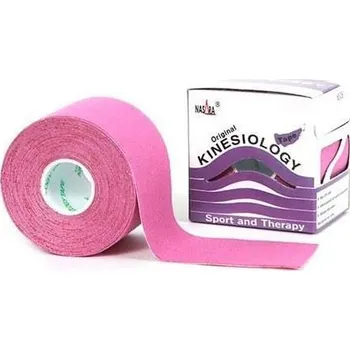 Tejpovací páska Kinesio Tape Nasara 5cm x 5m fialová Velikost: 5cmx5m