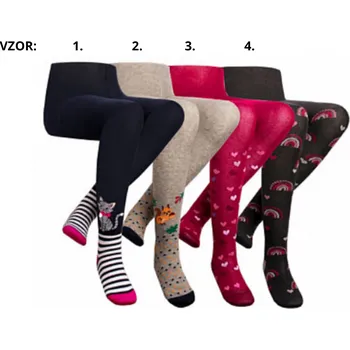 Dětské punčocháče Kinder vzor 3. srdce 2025 | Botonozky.cz Velikost oblečení: 122-128