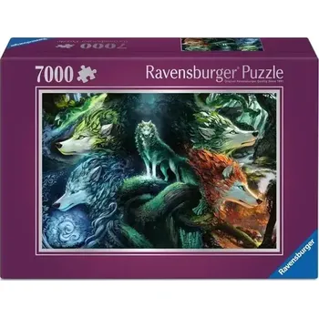 Puzzle Ravensburger Mystičtí vlci (120014232)