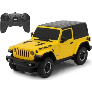 RC model auta Jamara RC auto Jeep Wrangler JL 1:24 žluté