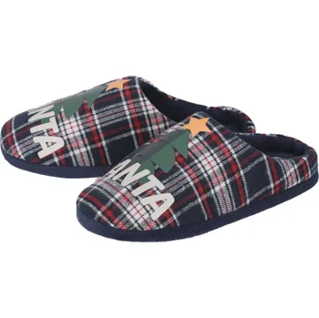 Pánské pantofle esmara® Pánská vánoční domácí obuv (navy modrá, 42)