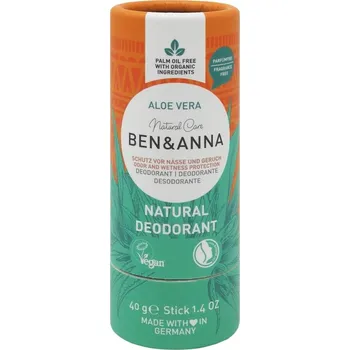 Ben & Anna Tuhý deodorant bez parfemace (40 g) - Aloe Vera