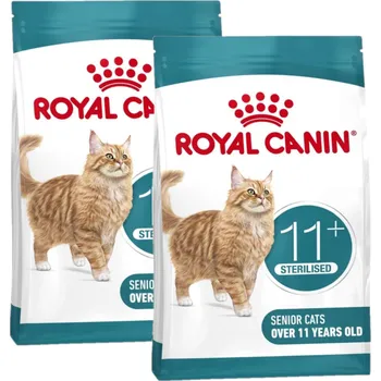 Krmivo pro kočku ROYAL CANIN Ageing Sterilised 11+ 2x2kg suché krmivo pro dospělé kočky starší 11 let, sterilizované