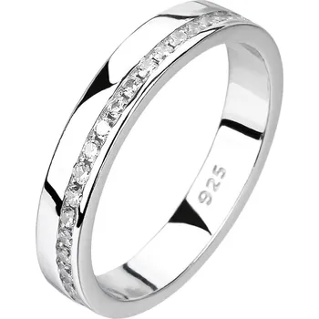 Souprava šperků Bealio BEALIO Stříbrný prsten ELEGANTNÍ bílý Velikost prstenu: 63 03-12390-1962