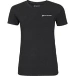 Dámské bavlněné triko s fine cotton ALPINE PRO FRABA black/grey - M
