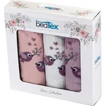 Dárková sada vaflových utěrek 3 ks Ptáčci