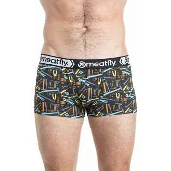 Boxerky Meatfly pánské boxerky Balboa Double Pack Tools | Mnohobarevná | Velikost L