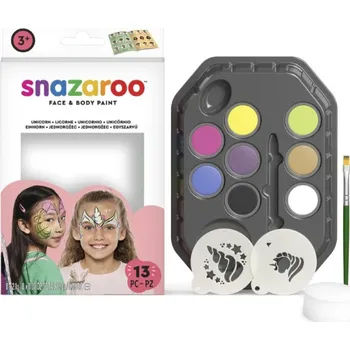 Speciální výtvarná barva Sada obličejových barev 1172181, Snazaroo 8X2,1g