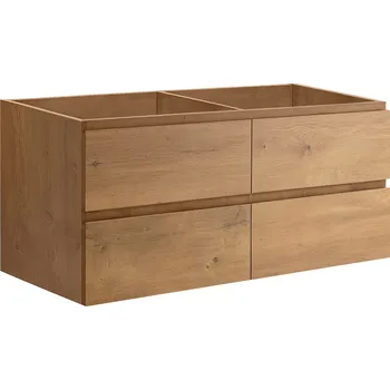 Koupelnový nábytek CERANO - Koupelnová skříňka pod umyvadlo Carole - dub medový - 138x48x45 cm