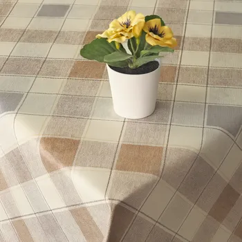 ubrus PVC ubrusovina - Kostky hnědé