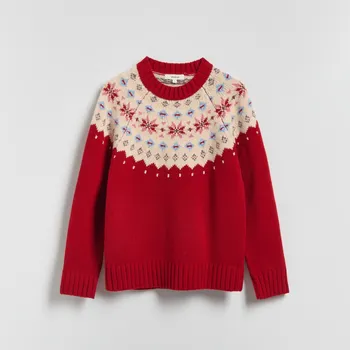 Dámský svetr Reserved - Vlněný svetr - červená - 829HD-33X - 829HD-33X-S