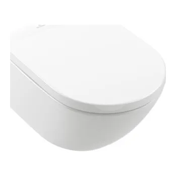 Klozet Villeroyboch VILLEROY & BOCH VERITY EXCLUSIVE závěsné WC, se SoftClosing sedátkem, TwistFlush splachování, CeramicPlus, alpská bílá