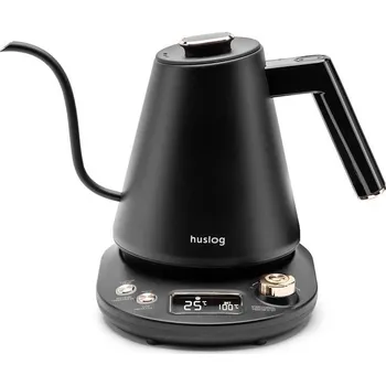 Rychlovarná konvice Rychlovarná konvice Huslog 1,7l černá nerezová
