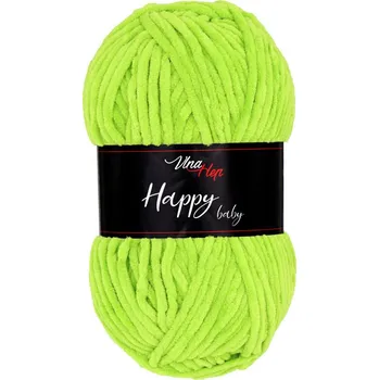 Příze Vlna-hep Příze Happy baby - žinylka Happy baby: NOVINKA - 1035 Limetková
