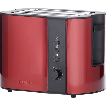 Topinkovač Severin AT 2217, červený/černý AT 2217