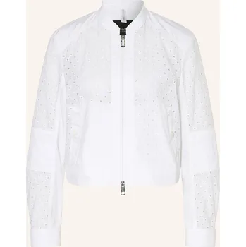 Dámský blejzr Marc Cain Dámský Kabátek S Děrovanou Krajkou, 100 white, 36
