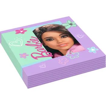 Papírový ubrousek Ubrousky Barbie 16 ks