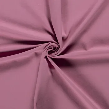 BIO bavlněný úplet jednolíc tmavá lila 200 g/m2