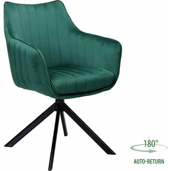 Křeslo Křeslo jídelní zelené AZALIA VELVET