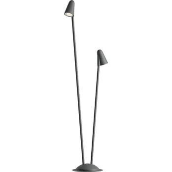 Venkovní osvětlení Redo 90711 - LED Venkovní lampa NIVALIS 2xLED/6,9W/230V 110 cm IP65 antracit