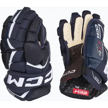 Hokejové rukavice Hokejové rukavice CCM JetSpeed FT6 Pro SR navy/white