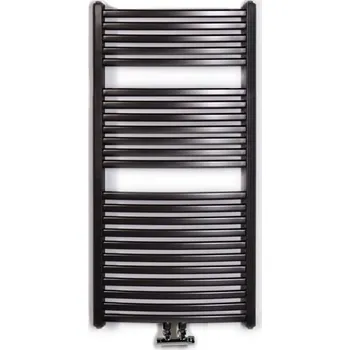 Radiátor Thermal Trend KM 450 x 1233 SP kombinovaný topný žebřík KM 450/1233 antracit/černá, středové připojení Barva: Černá