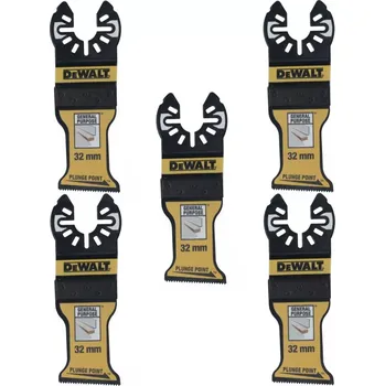 Pilový plátek DT20776 DeWALT Sada bimetalových pilových listů 32 mm, 5 ks, pro všeobecné použití (EXTREME MULTI-FIT ACCESSORY)